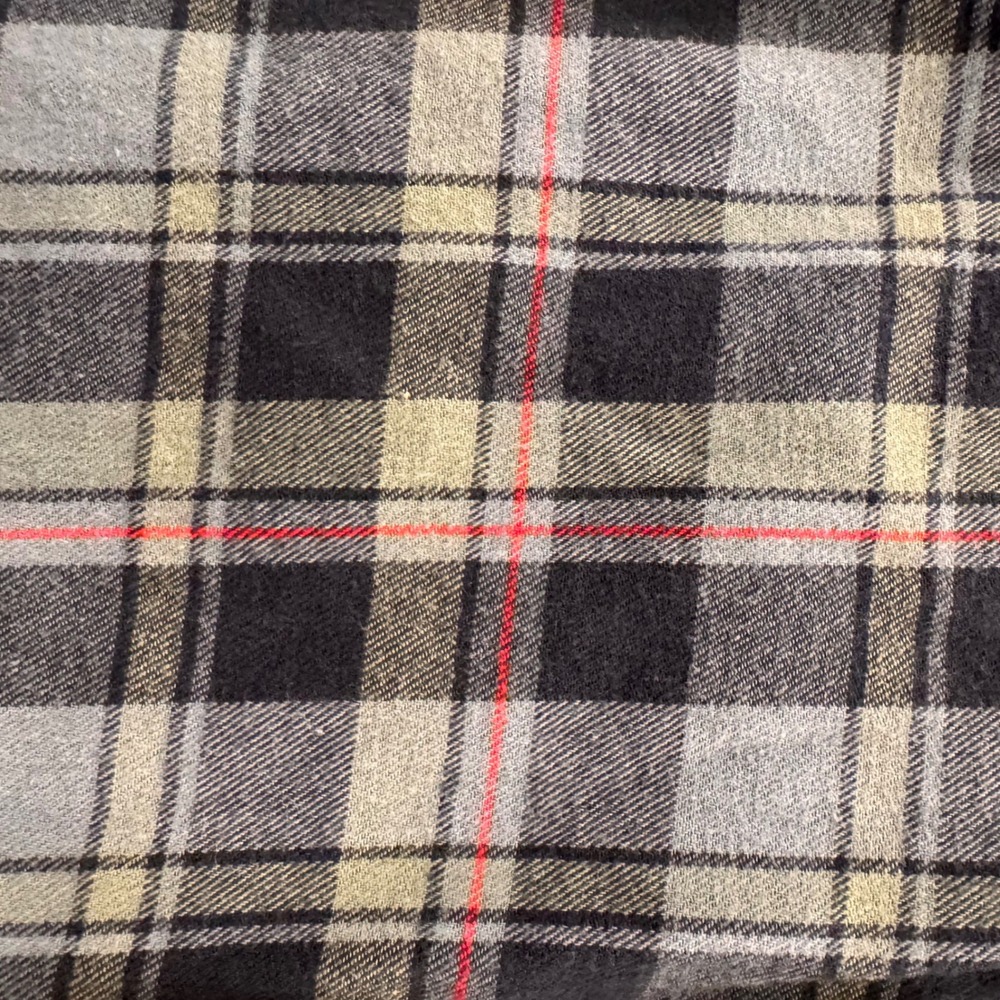 Duluth Trading Co Flannel Plaid Button Down Shirt 100% Cotton Blue Men Sz M - Picture 4 of 8